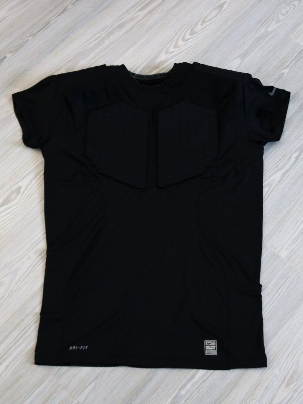 Nike Pro Combat Padded Compression Shirt Men's 4XL Black Performance Football